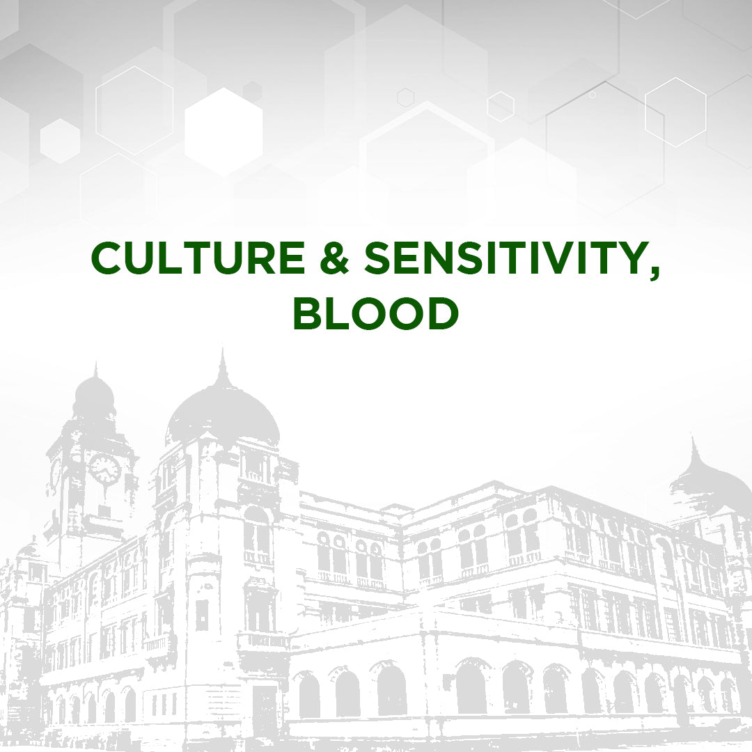 Culture & Sensitivity, Blood Test