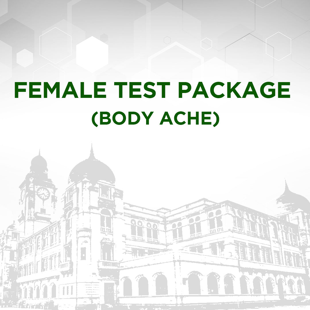 Female Test Package For Body Ache